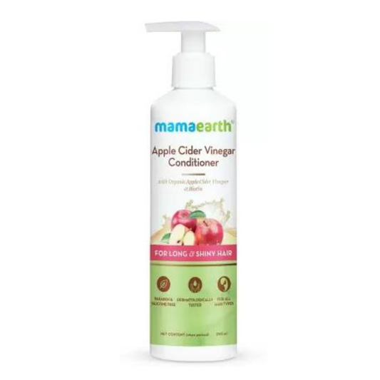 Mamaearth Apple Cider Vinegar Conditioner with Organic Apple Cider Vinegar & Biotin for Long & Shiny Hair  (250 ml)